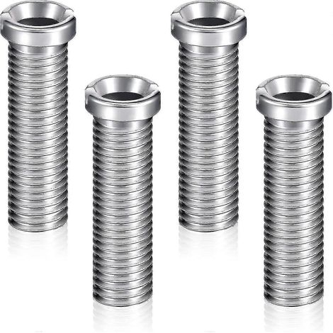 4 vis de bonde d'évier 45 mm en acier inoxydable, accessoires de fixation, vis de fixation pour bonde d'évier, vis de bouchon de bonde d'évier (1/5)