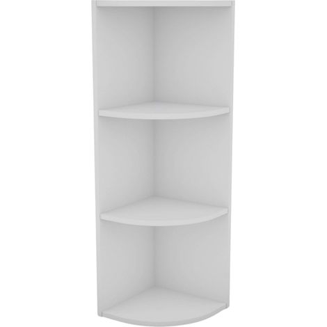 Étagère d'angle basse à 3 niveaux pour salon, salle à manger, rangement Plea 29 x 92 x 29 cm (1/5)