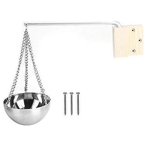 12cm Bol D'herbes De Sauna Durable, Bol De Sauna En Acier Bol D'arme De Sauna Tasse Bol D'huile Essentielle Accessoires De Salle De Sauna (1/5)