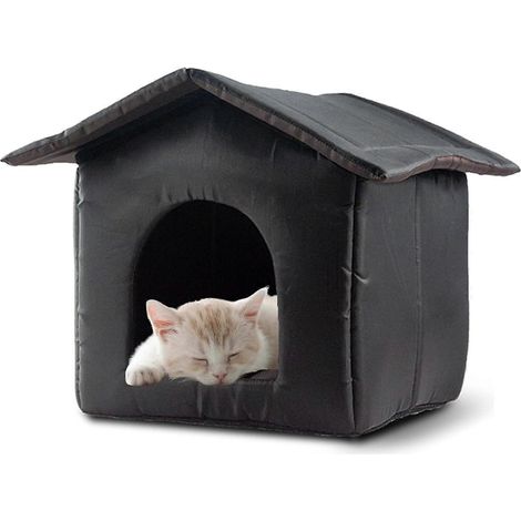 Niche pour chat Cage pour chat en tissu Oxford anti-taches Cage compacte pour chien Panier pour chien (1/4)