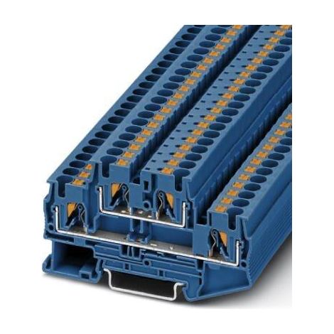 Phoenix Contact PTTB 4 BU Bloque de conexión azul 4 polos