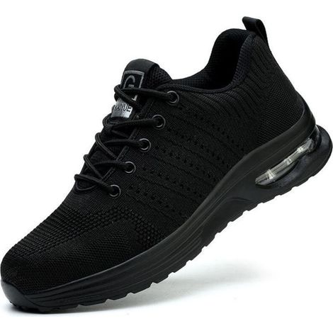 Chaussures De Travail - Embout Acier - Antiperforation - Semelle Antidérapante - Pour Chantier Construction - 1 Paire (1/4)