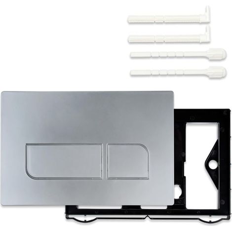 Bouton poussoir de chasse d'eau compatible (1/5)