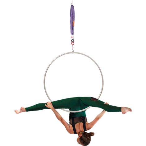 Kit complet de cerceaux aériens 95cm, ensemble de cerceaux aériens professionnels, cerceaux à point unique, kit d'anneaux aériens de cirque, équipement de yoga aérien pour l'entraînement de danse aéri
