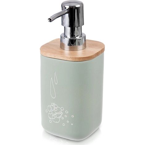 Soap Dispenser, Mint Stone Look, 350 ml (1/5)