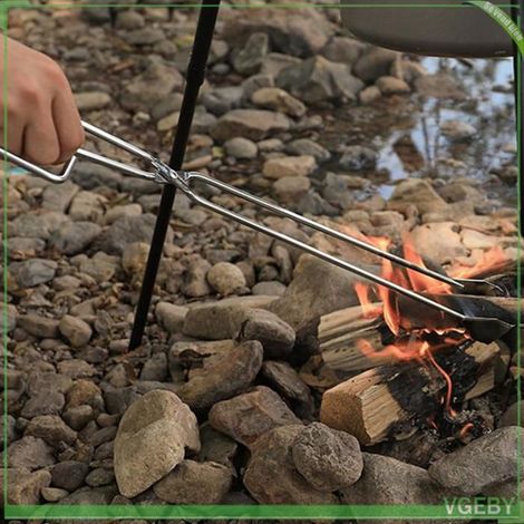 Pinces à barbecue - FAFEICY - 55 cm - Inox - Poignée longue ergonomique - Ramasseur de déchets (1/5)