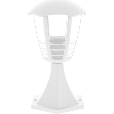 Farola/Sobremuro TERVA pequeño IP44 1xE27 Al.30xD.17cm Blanco (1/2)