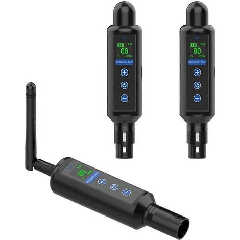 Émetteur-récepteur DMX sans fil 2,4 GHz, contrôleur DMX pour éclairage de scène LED (discothèque, bar, etc.). (1/5)