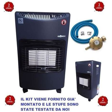 Stufa a Infrarossi Gas 4100W con ruote + Elementi ceramici - EOS (1/5)