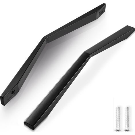 Poignee de Meuble 2pcs Cuisine Entraxe 160mm Poignée de Porte Cuisine Noir Alliage De Zinc Poignée Meuble pour Meubles Cuisine Avec Vis (1/4)