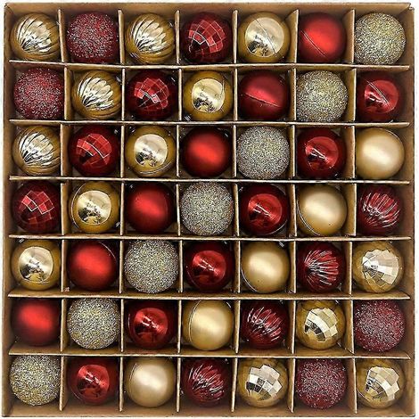 Lot de 49 boules de Noël, 49 mini décorations de Noël (1/5)