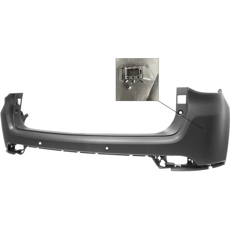 PARAURTI POSTERIORE SUPERIORE PRIMER - CON 2 FORI SENSORI & VISUALE ANGOLO MORTO - JEEP - Compass III 2017-2021 - K68351629AC -735743717