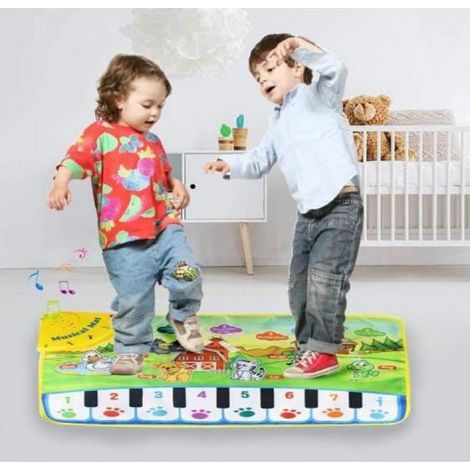 Tapis de Piano Musical - - Jouet de Tapis de Musique de Danse électronique - Vert - Mixte - Enfant (1/4)