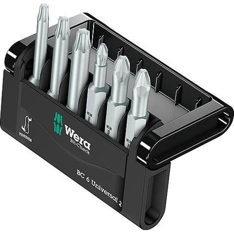 Kit embouts WERA Bit-Check Universal 2 6 pieces (1/10)