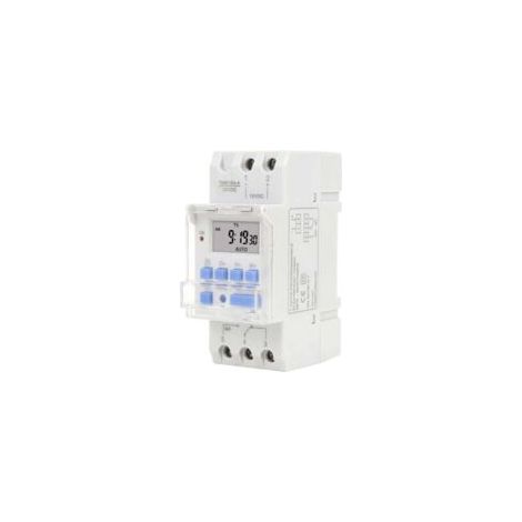 TM919A-4 12V-Zeitschaltuhr, Zeitrelais mit LCD-Anzeige und Countdown-Timer, austauschbarer Batterie, 12V DC, 16A - Crezuo