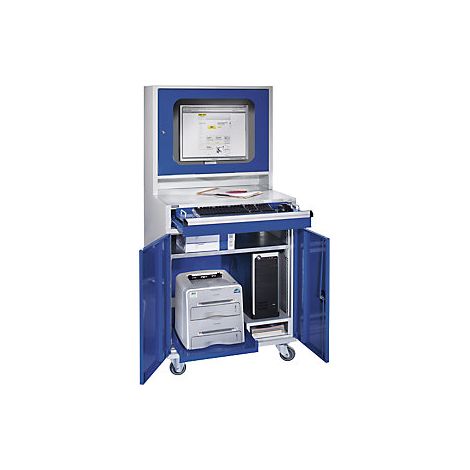 eurokraft pro  Stazione chiusa per PC  alt x largh x prof 1550