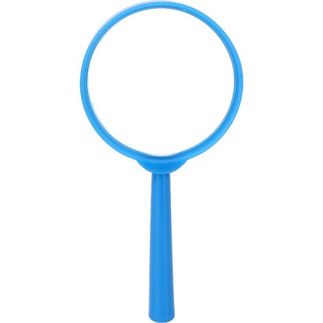 Loupe à Main avec Poignée Plastique Bleue pour Lecture, Enfants et Étudiants - Outil Pédagogique (1/5)