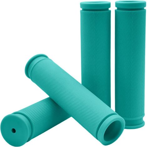 2 Paar Fahrradgriffe Gummi rutschfest für MTB BMX Mintgrün, einfache Montage (1/5)