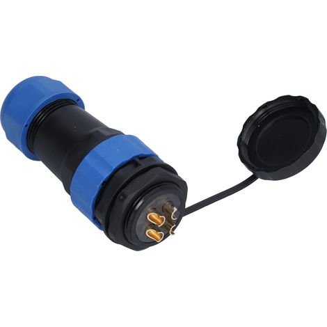 Wasserdichter Stecker mit Rückmutter IP68 Luftfahrt-Stromanschluss 380 V 45 A für Kabel und Leitungen SP284-Pin (1/5)