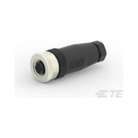TE Connectivity T4110401051-000 Connettore non confezionato per sensore o attuatore M12 Presa dritta Numero di poli: 5