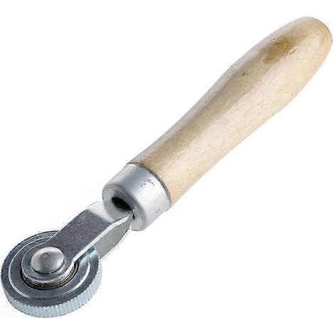 Outil de réparation de pneus de voiture et camion, rouleau à coudre, manche en bois (1/5)
