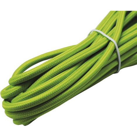 Cable textil verde (1/2)