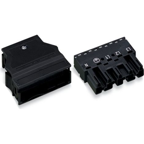 WAGO GmbH& Co. KG Stecker 0,5-4mmq schwarz 770-315 (1/5)
