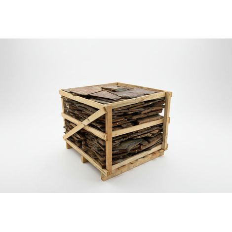 Planchoncillo Marrón Rojo - Palet 25 m² / Irregular 2-3 cm (1/5)