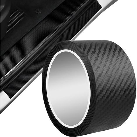 Carbone Adhésif pour Voiture, 5cm3m Covering Carbone Film Carbone Voiture Autocollant Carbone Protecteur de Bord de Porte de Voiture Autocollant Anti-Rayures Autocollant Voiture Stickers (1/5)