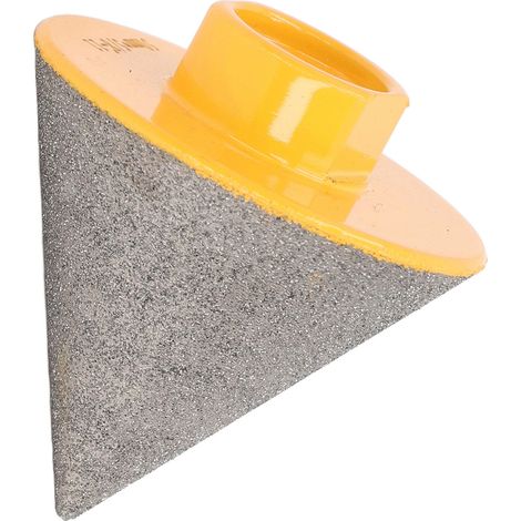 Fraise à chanfreiner diamant polisseuse 5/8in-11 50mm pour agrandir et ébavurer trous carrelage granit marbre lot de 1 (1/5)
