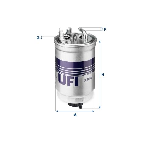 Filtro de combustible - VW Golf 1.9SDI/ Transporter 2.5TDI/ 01