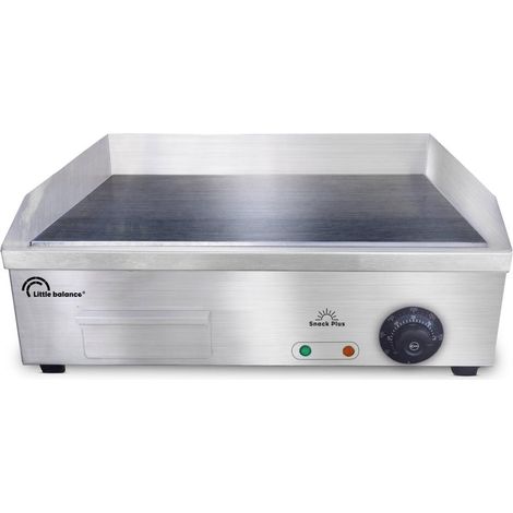 Plancha électrique 2900w plaque inox 55x43cm - Little Balance - LB8568 (1/4)