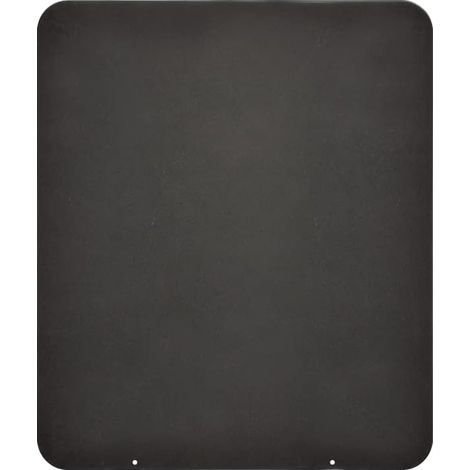 Pedana salvapavimento per stufe a legna e pellet in acciaio 70x60