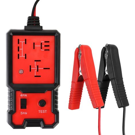 Stück Kfz-Relaisprüfer, 12-V-Elektronikrelaisprüfer, Kfz-Batterietester mit Klemmen für die Autoreparatur, Kfz-Relais-Diagnosewerkzeug