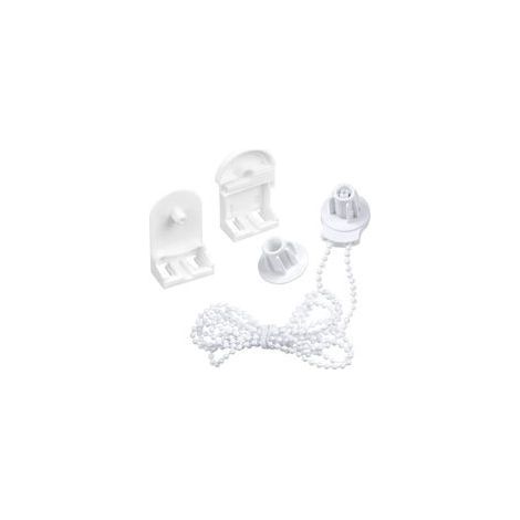 Kit de remplacement et de réparation de pièces détachées pour stores enrouleurs, accessoires pour stores enrouleurs de 25 mm, kit de pièces détachées pour stores enrouleurs avec tringle à rideaux à b (1/5)