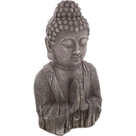 Busto di Buddha Jayan H.50cm mango - Atmosphera créateur d'intérieur (1/2)