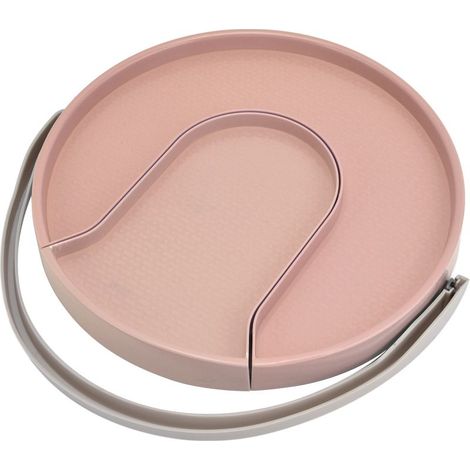 étagère rangement-Tourniquet de cuisine rotatif et extractible - Plateau organisateur anti-dérapant pour épices et boissons dans placard ou garde-manger (1/4)