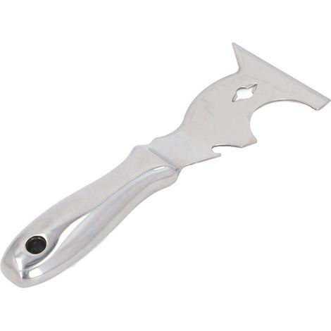 GARRYFIZH Couteau à mastic multifonction en acier inoxydable, poignée confortable, grattoir à peinture pour préparation de peinture et d'apparence (1/5)