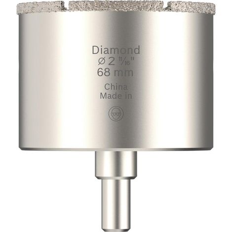Bosch 1 sega a tazza per piastrelle (per piastrelle, diametro di 68 mm, accessorio per trapano professionale)