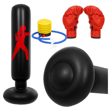 Bolsa de boxeo para niños con guantes y saco de entrenamiento de 160 cm. (1/5)