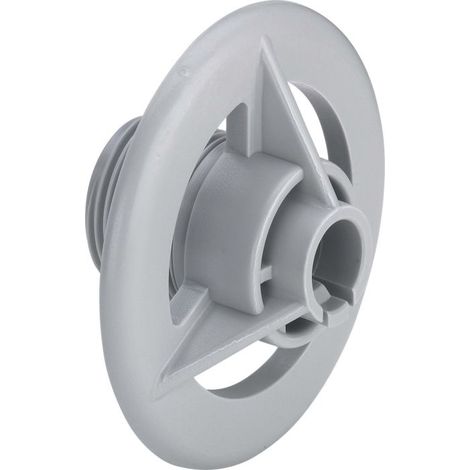 Viega Flansch 477608 67,5 mm x G 3/4, Kunststoff grau, zur Befestigung des Überlaufs (1/3)