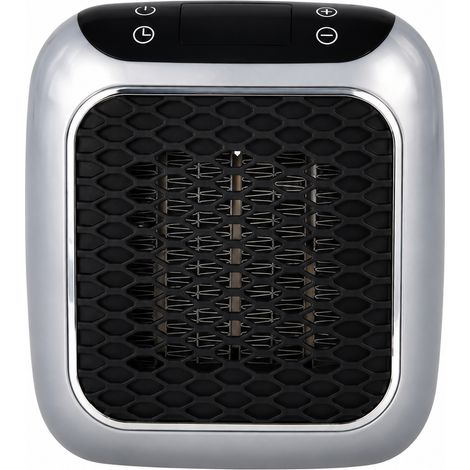 Mini radiateur soufflant PTC 500W gris standard américain (US) 13 × 11 × 15 cm 389 g – Livraison gratuite