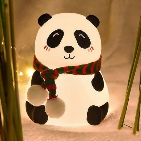 Lámpara decorativa de noche con forma de panda adorable para la decoración del hogar. (1/2)