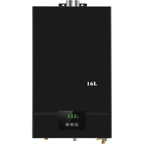 Chauffe-Eau à Gaz Instantané 16 au Butane Propane, Avec affichage numérique Modes Hiver et Eté Sans Réservoir en Portable