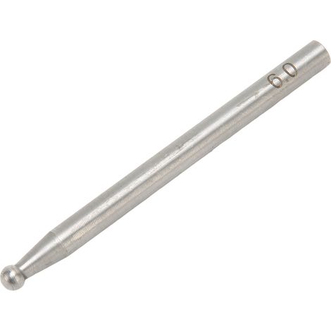 Poinçon à damper en acier allié, poinçon professionnel pour la fabrication de bijoux et le formage des métaux, 0,2 pouce (1/5)