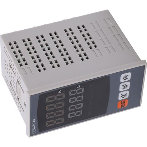Régulateur de température numérique PID contrôleur thermo intelligente sortie relais 100-240VAC boîtier détachable ABS BEM-TC4A-14RV (1/5)