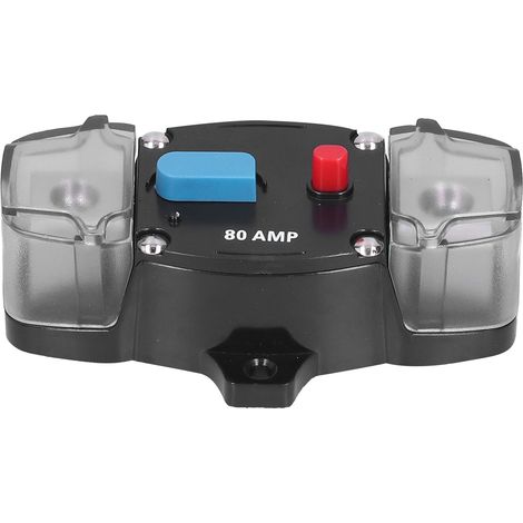 Automatischer 80-A-Leistungsschalter mit rückstellbarer Sicherung und Überlastschutz für Boots-, Auto- und Marine-Audio-/Videosysteme (1/5)