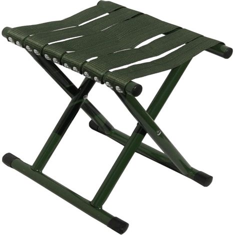 Siège de Pêche Léger Pliant, Tabouret Pliant Chaise Pliante D'extérieur, Tabouret de Barbecue Léger, Adapté à la Pêche(Vert)