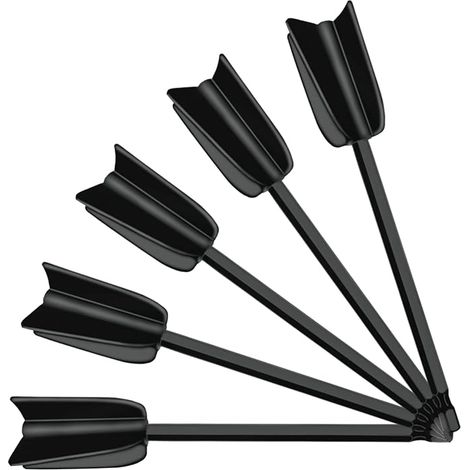 Epoxy Resin Mixing Stirrers Set of 5, Suitable for 1/4 Drill Bits, for Most Thick Liquids, Paints, Coatings (1/5)