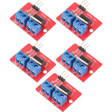 Stück 3,3V/5V MOSFET-Treibermodule PWM-Ausgangstreiberplatinen Ausgang 0‐24V (1/5)
